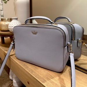 Kate Spade - Boxy Purse Crossbody - Baby Blue